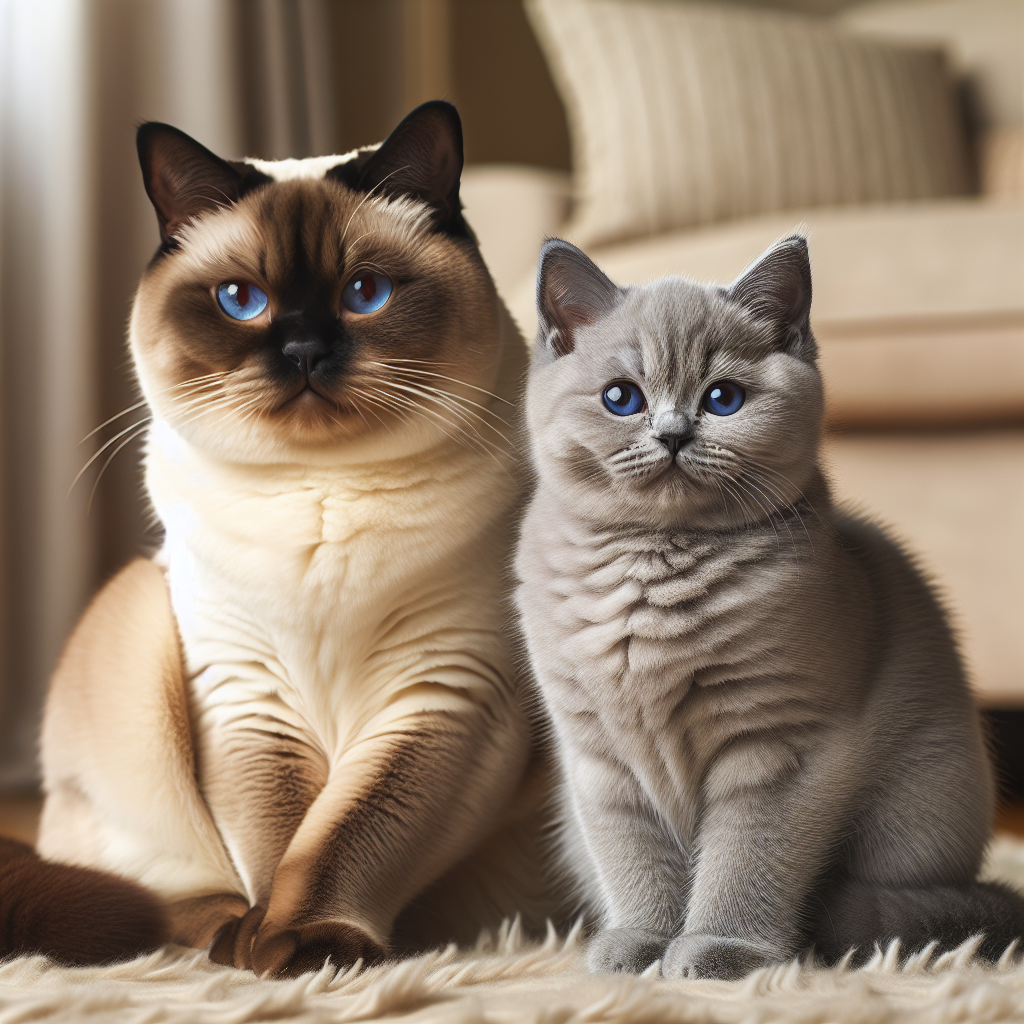 Siamese Cat & British Shorthair: Indoor Cat Companions