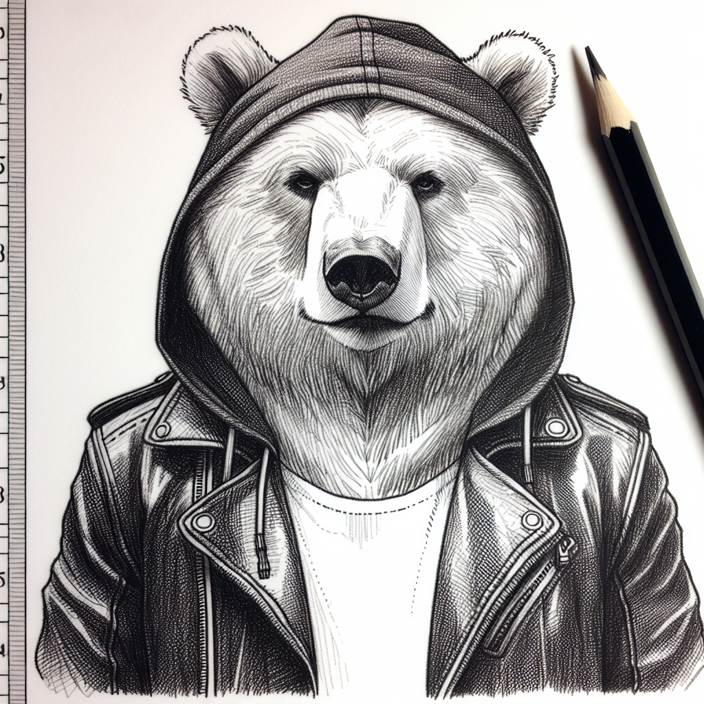 Anthropomorphic Bear Sketch