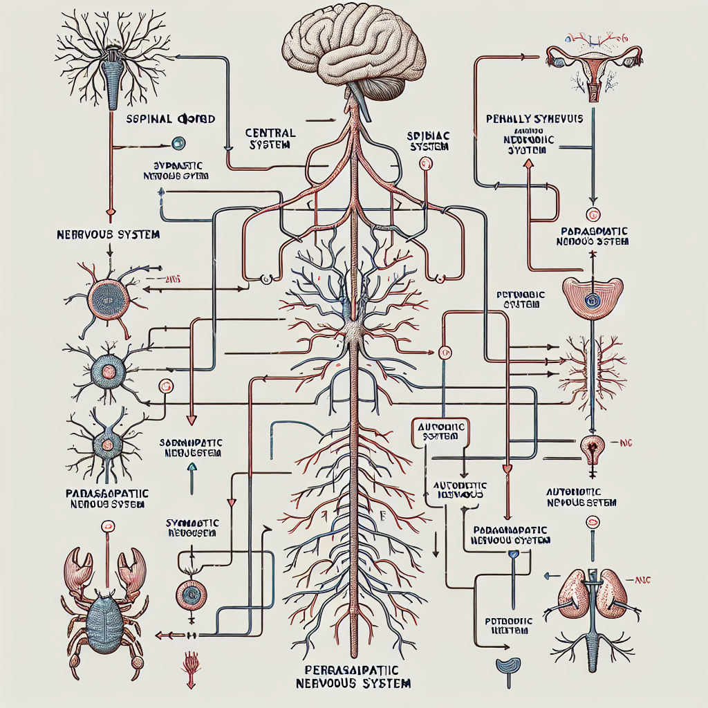 Detailed Human Nervous System Flow Chart