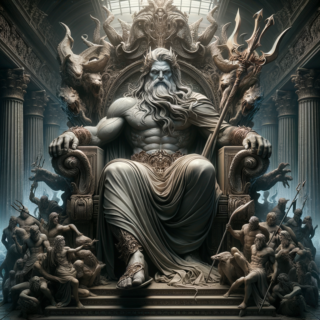 Discover the Majestic Zeus Seated on His Throne