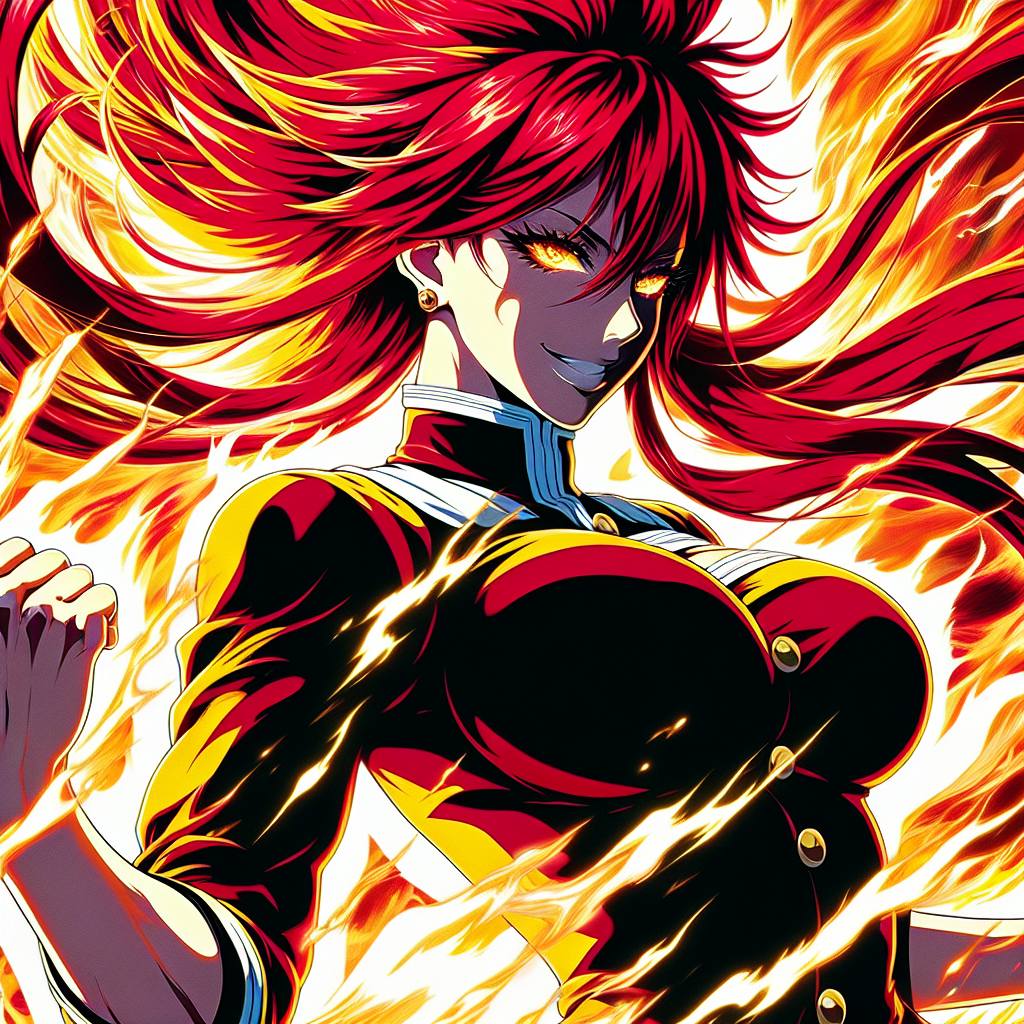 Meet the Powerful Red-Haired Anime Character