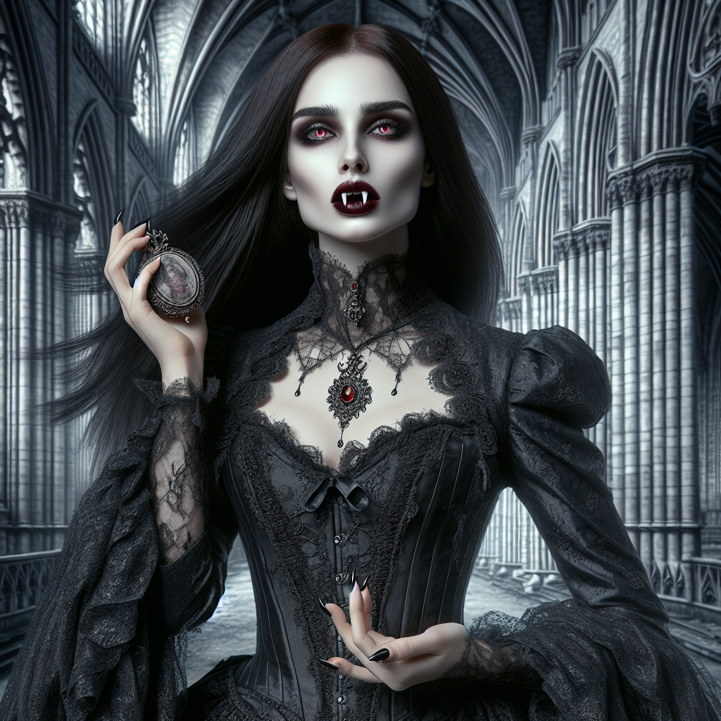 Ethereal Gothic Female Vampire