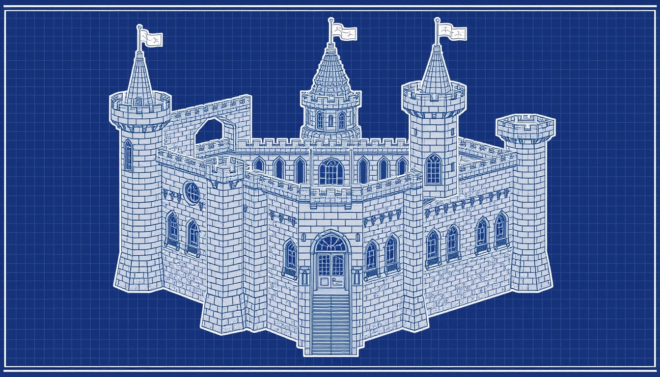 Comprehensive Minecraft Castle Blueprint and Designs