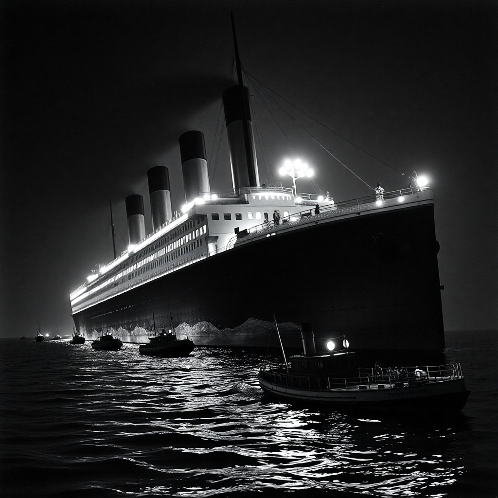 The Historic Sinking of the Titanic in 1912