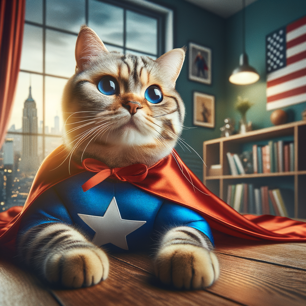 Superhero Cat