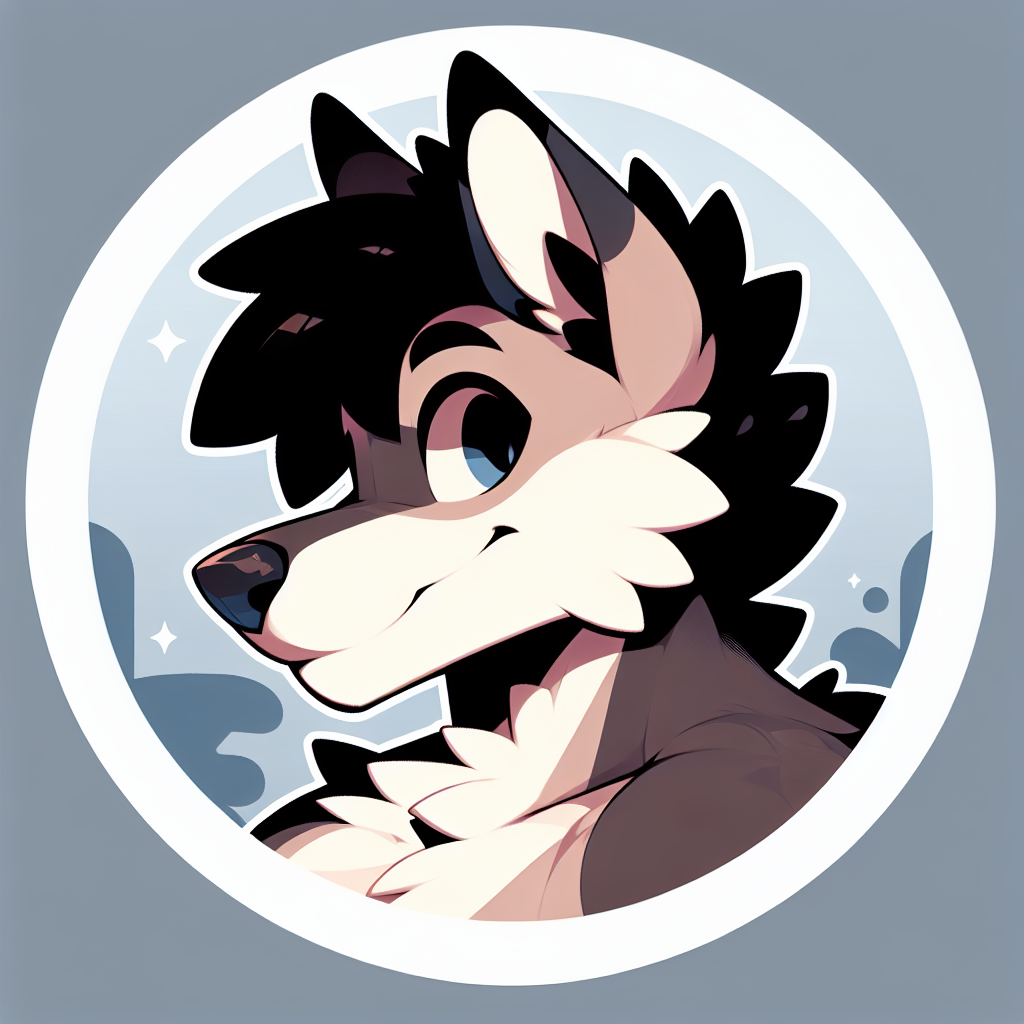 Cute Furry Fursona Kemono Style Profile Picture Icon