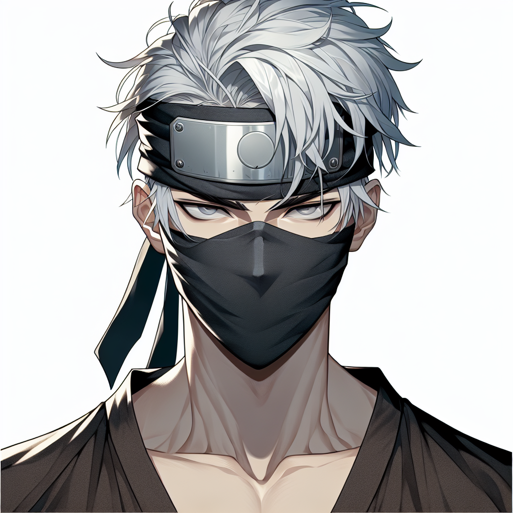 Detailed Kakashi Hatake Full Body Illustration