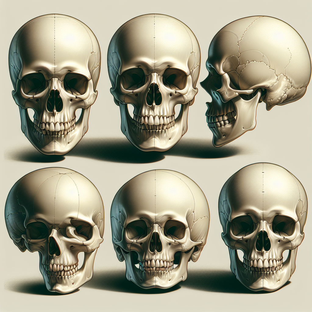 Realistic Human Skull Collection