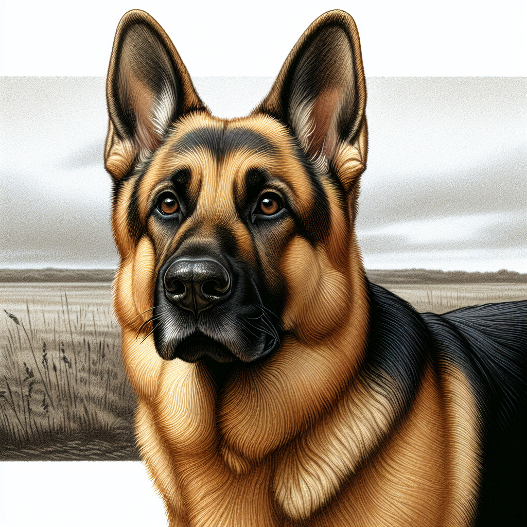 German Shepherd Portrait