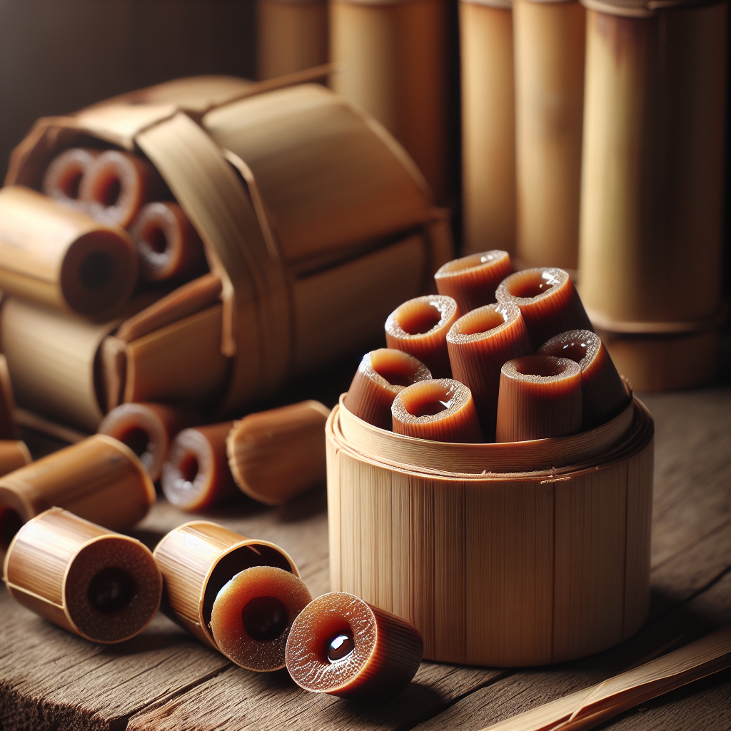 Discover Sundot Kulangot Dessert in Bamboo Tubes