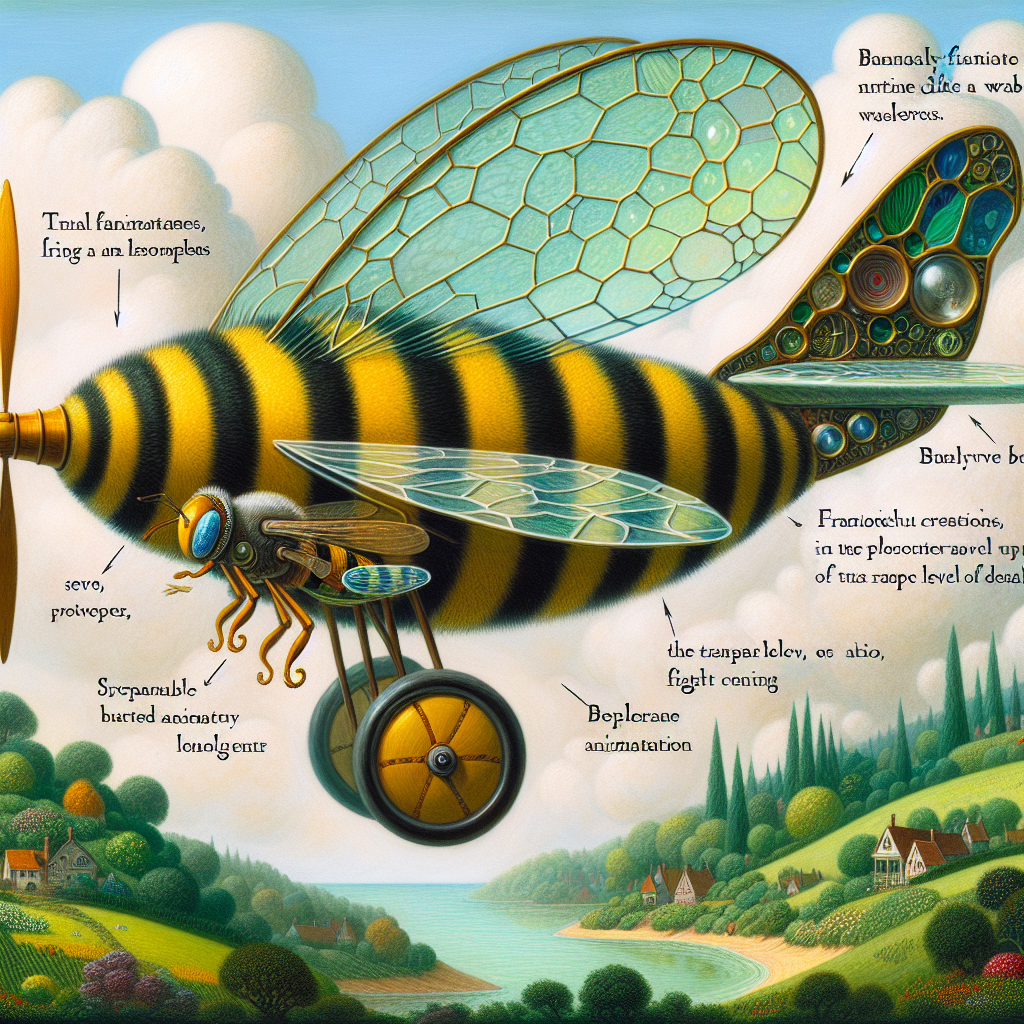 Fantasy Bee and Wasp Inspired Aircraft