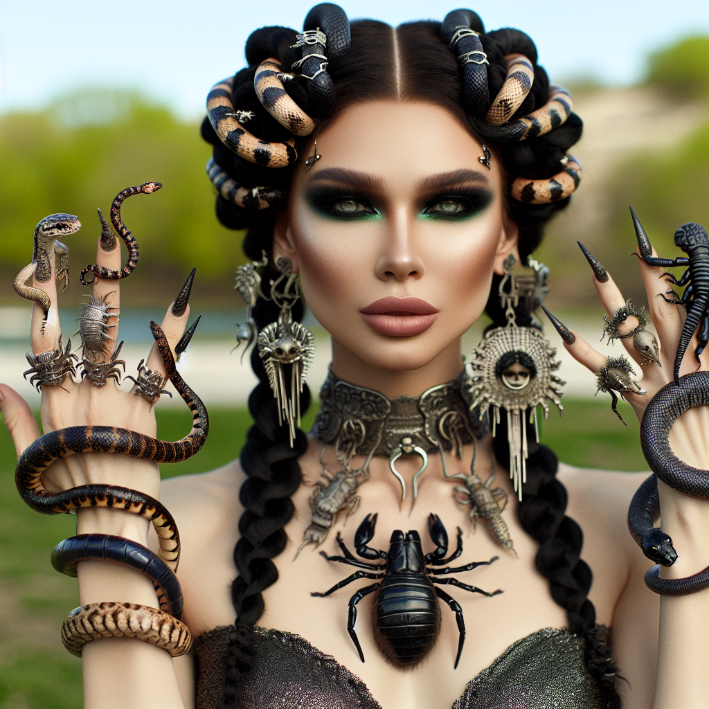 Explore the World of a Mythical Hybrid - Half Woman, Half Snake