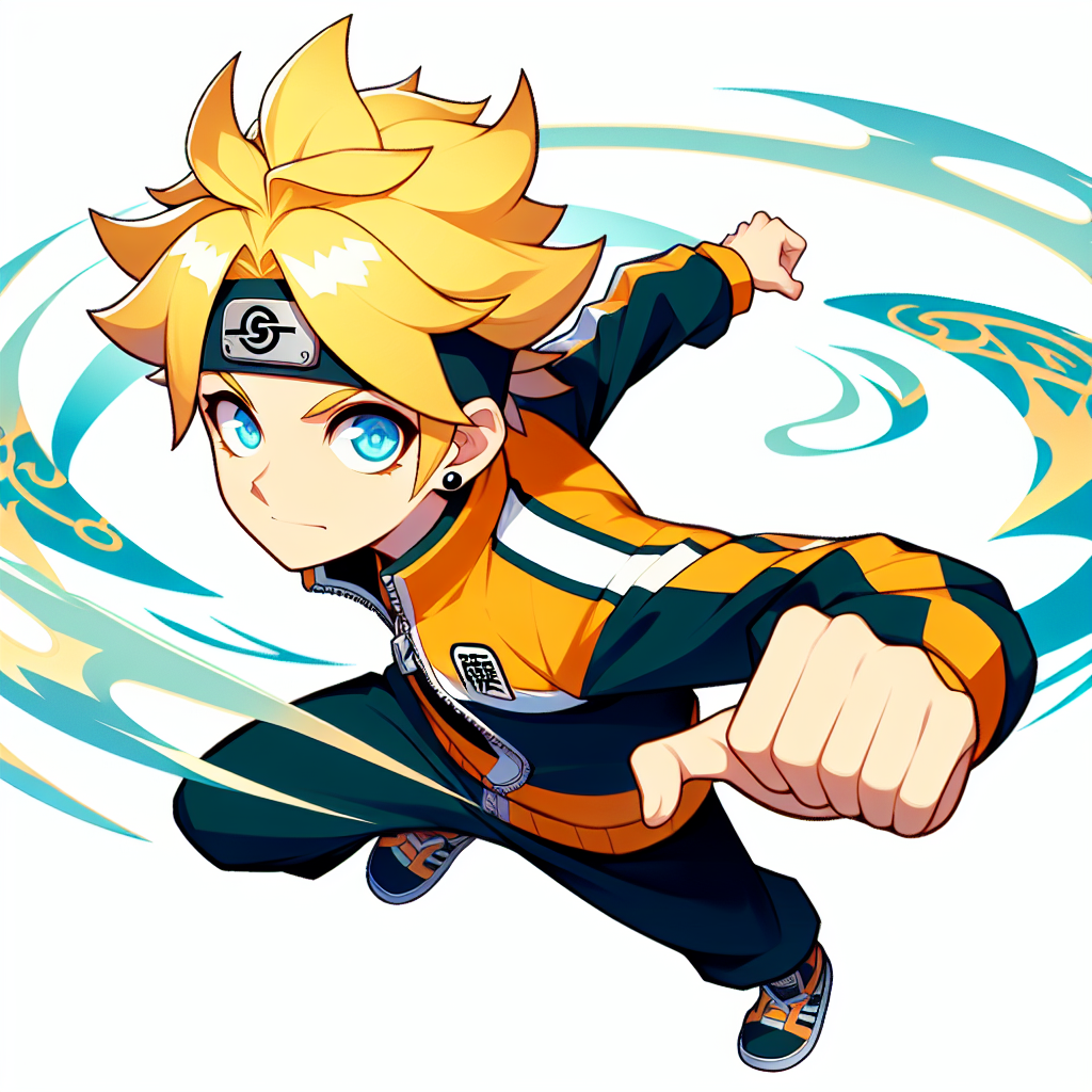 Naruto - The Energetic Anime Character