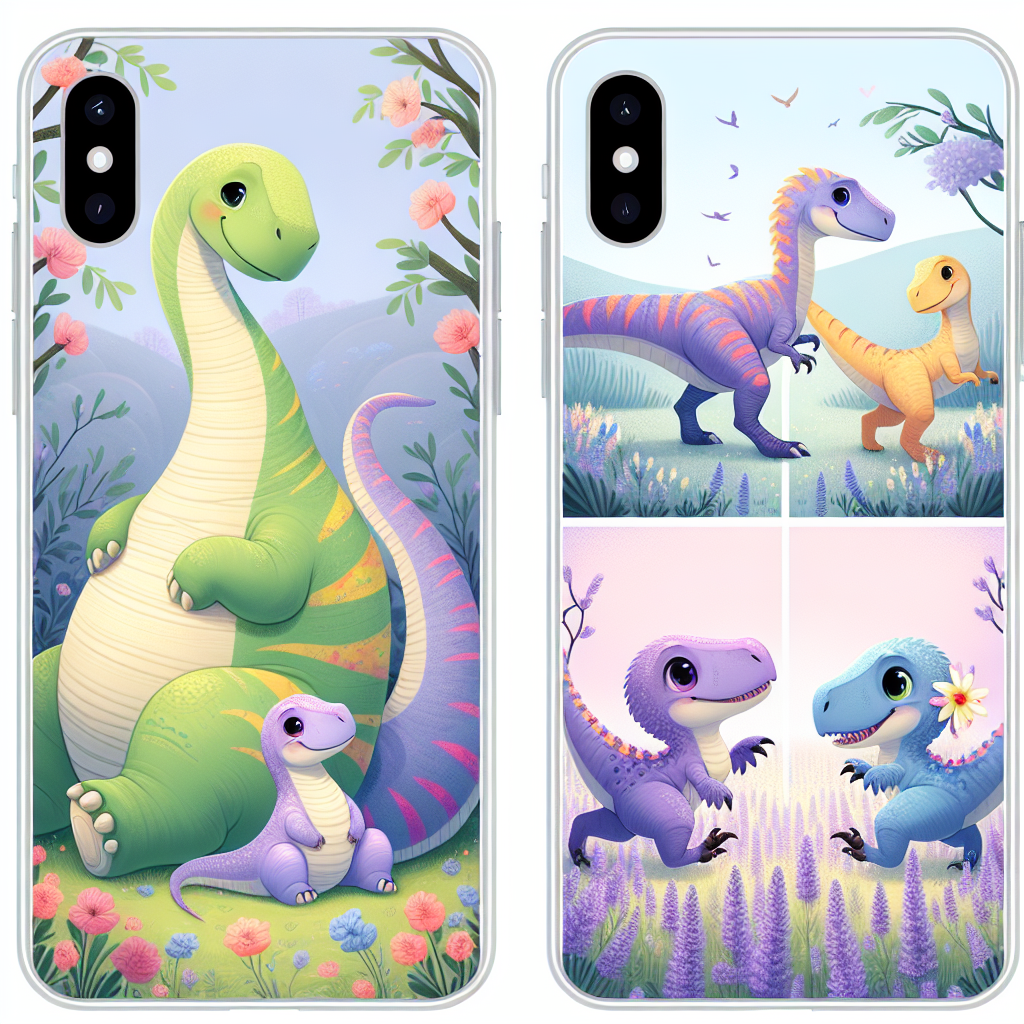 Adorable Dinosaur Couples Wallpaper