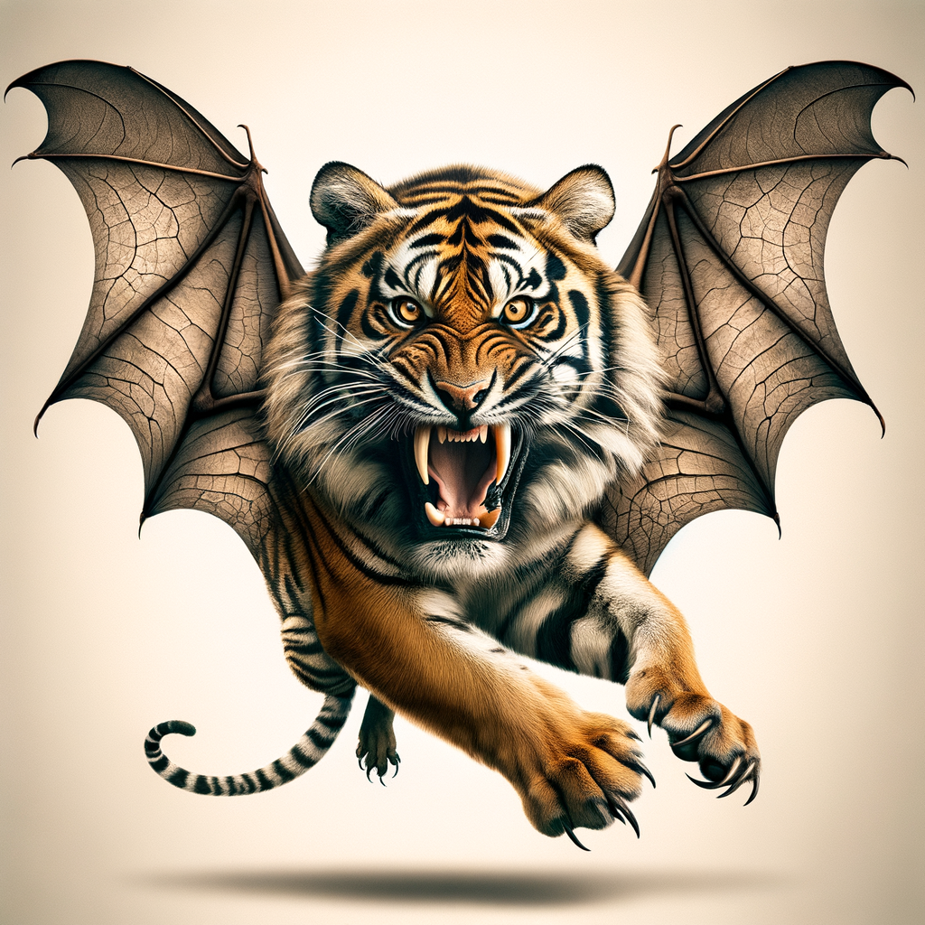 Tiger Bat Fusion: Embodying Strength and Elegance