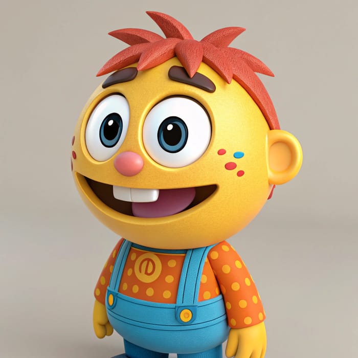 Cartoon Character Matthew 3D Model