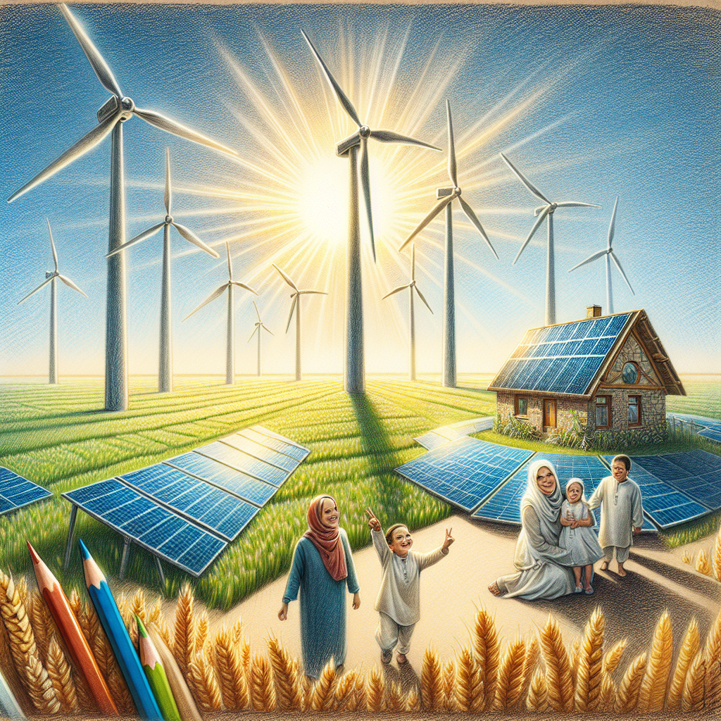 Illustrating Affordable and Clean Energy with a Pencil