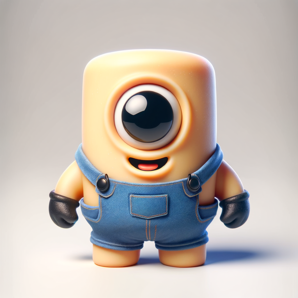 Playful Minion: Friendly Cartoon Character