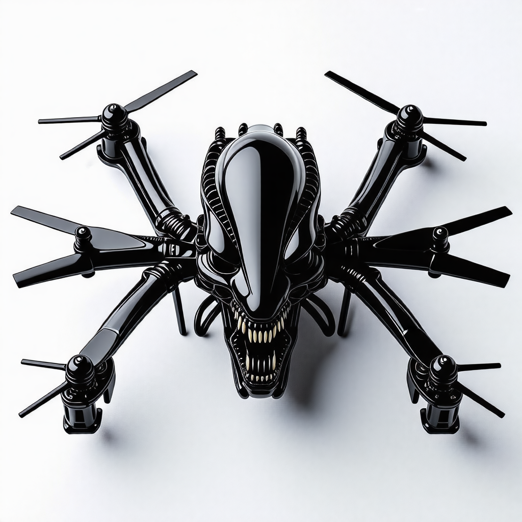 Xenomorph Logo FPV Drone Quadcopter