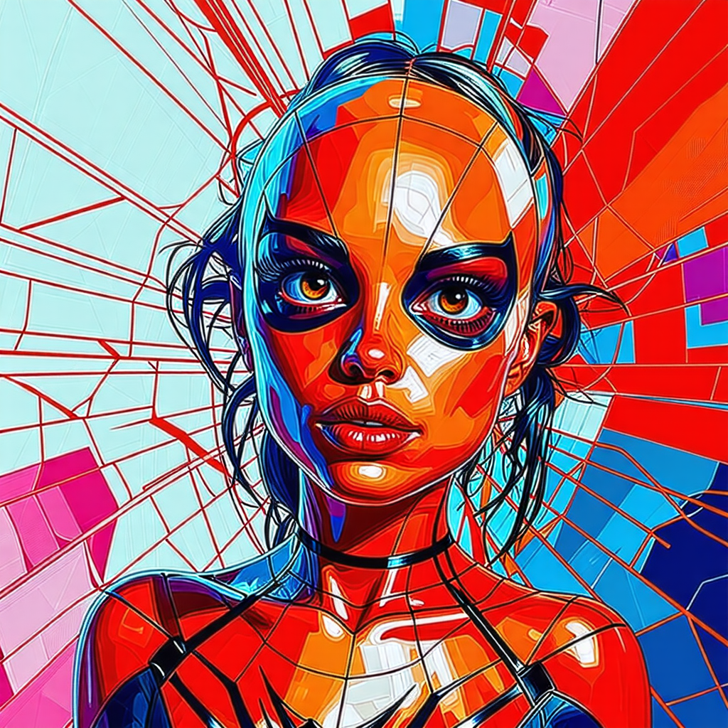 Discover Spidergirl in Pure Abstraction Art