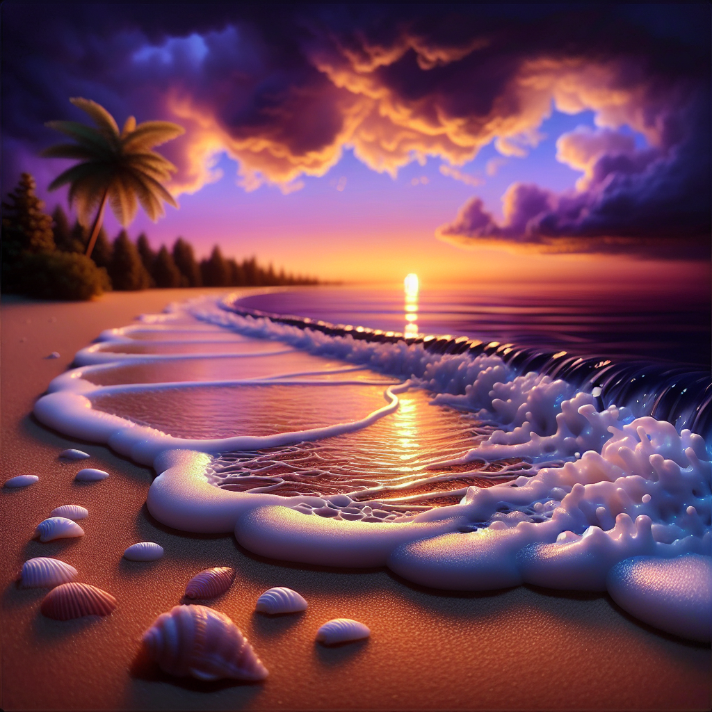 Discover Hyperrealistic 3D Resin Beach Art