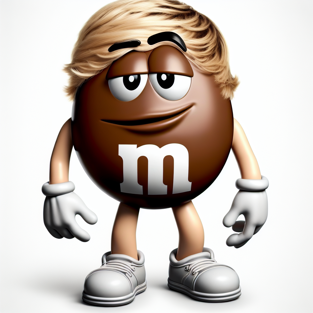 Meet the Blonde Lyrical Musical Artist M&M Character