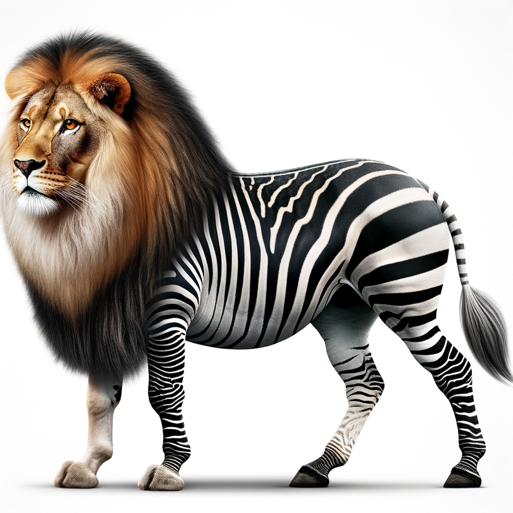 Meet the Majestic Liobra: A Lion-Zebra Hybrid Wonder