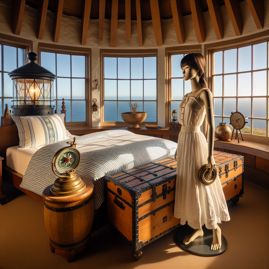 Coastal Bedroom Decor in Lighthouse