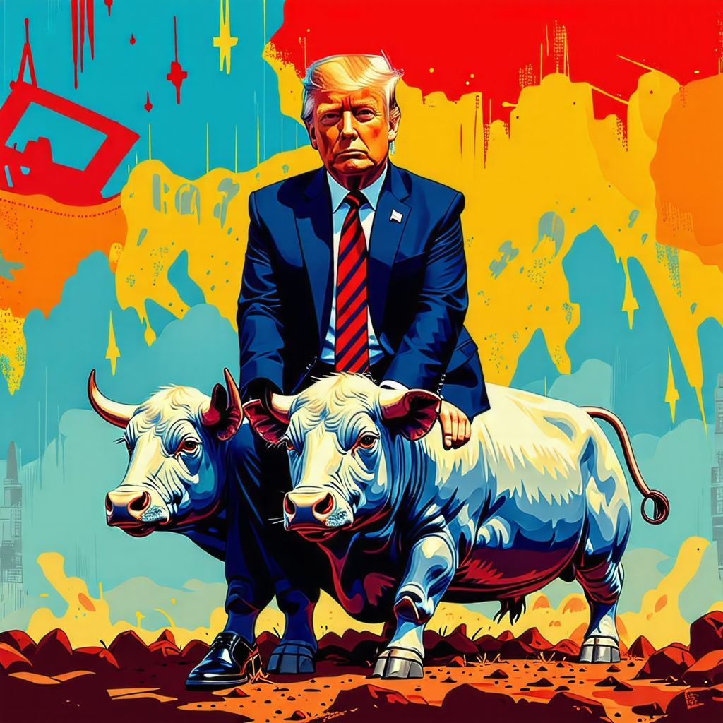 Donald Trump on a Crypto Bull