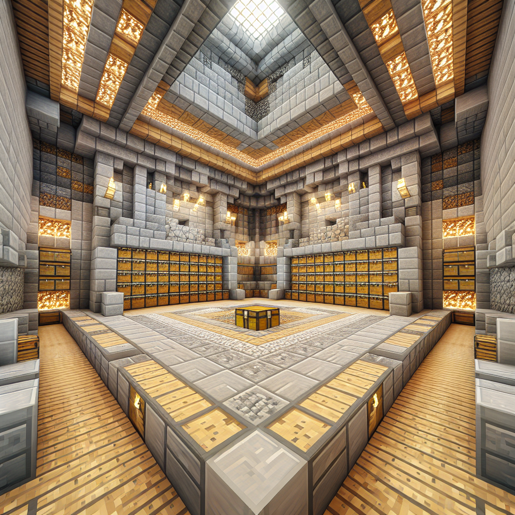 Discover the Spacious Minecraft Treasure Vault