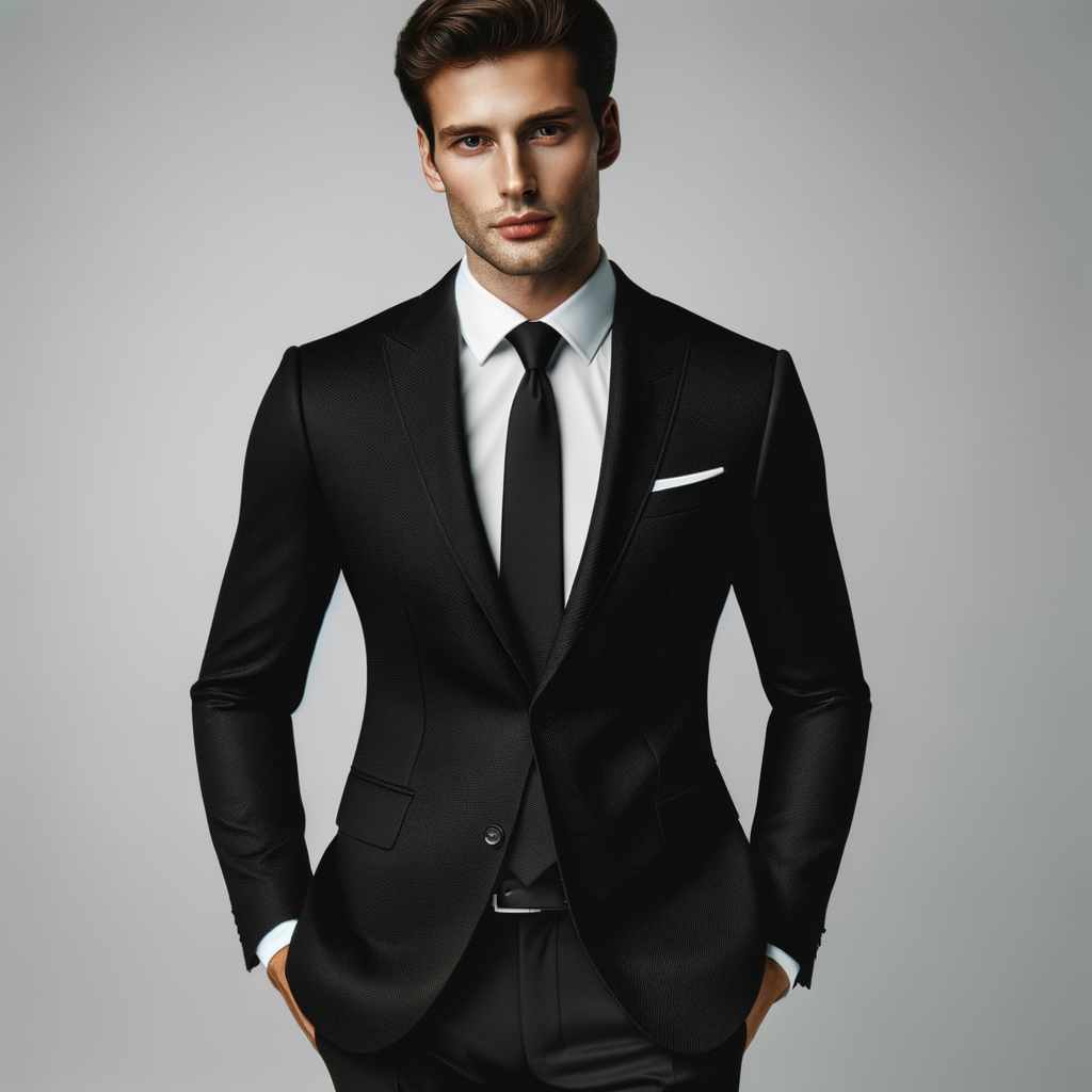 Stylish Black Suit - Professional Look