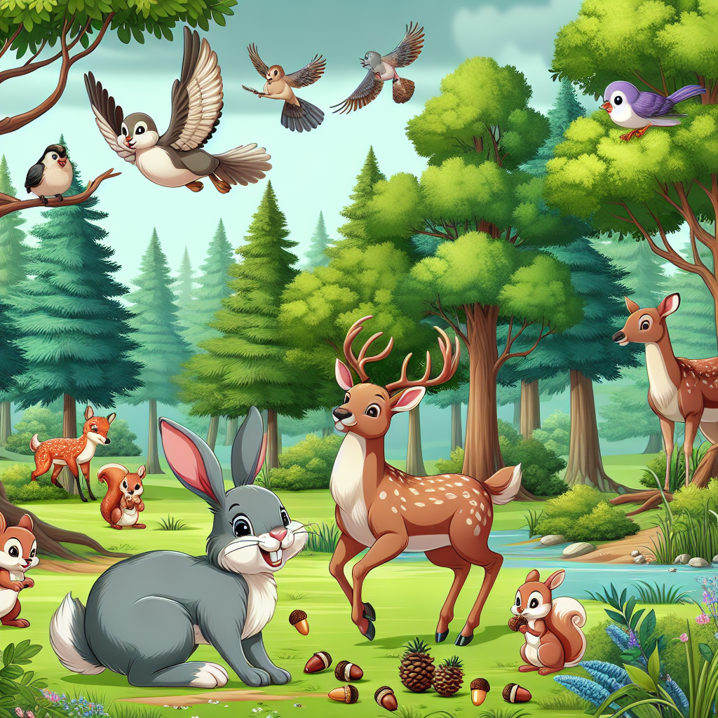 Pixar Disney Woodland Animal Animation