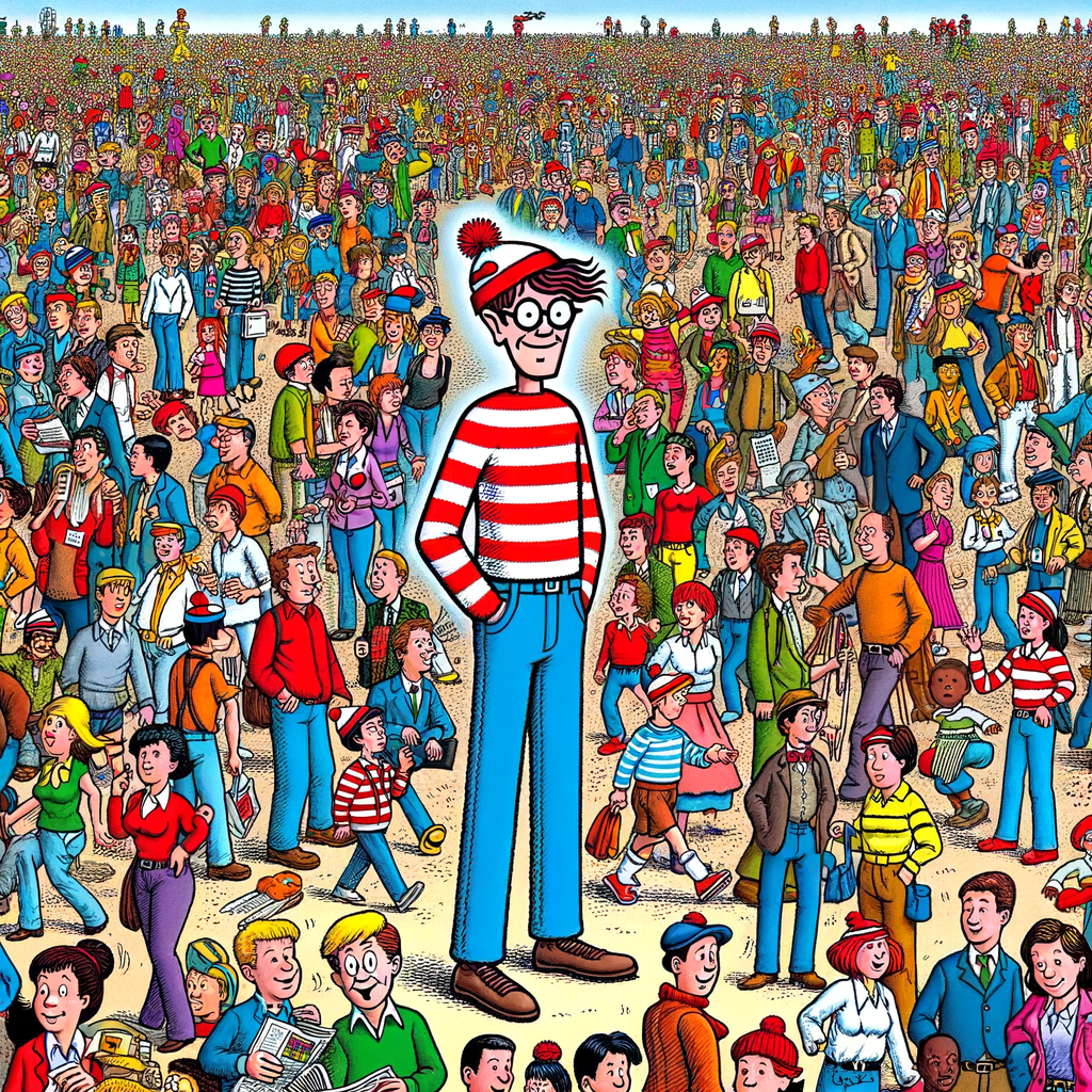 Whimsical 'Where's Waldo' Style Images