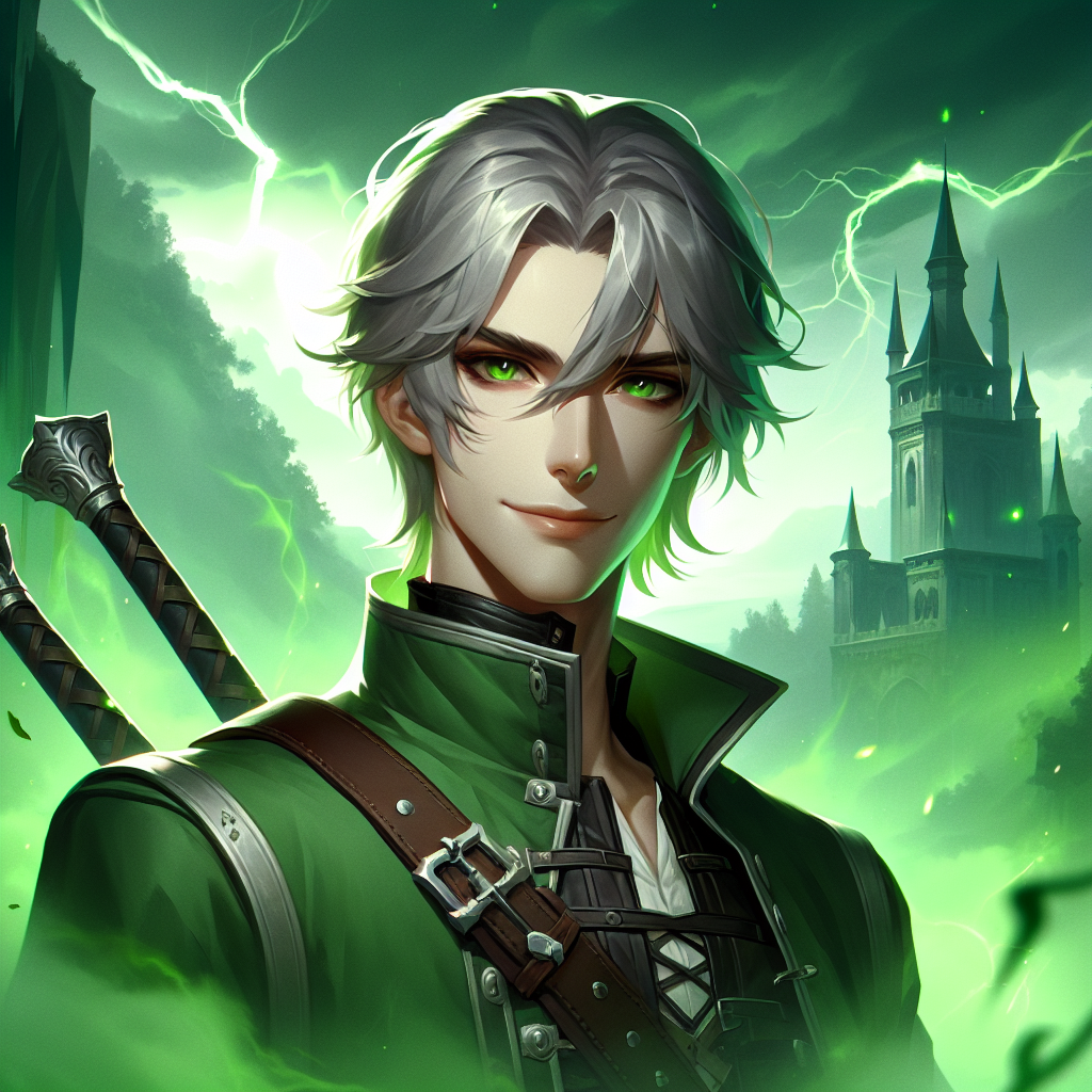 Young Male Necromancer Portrait