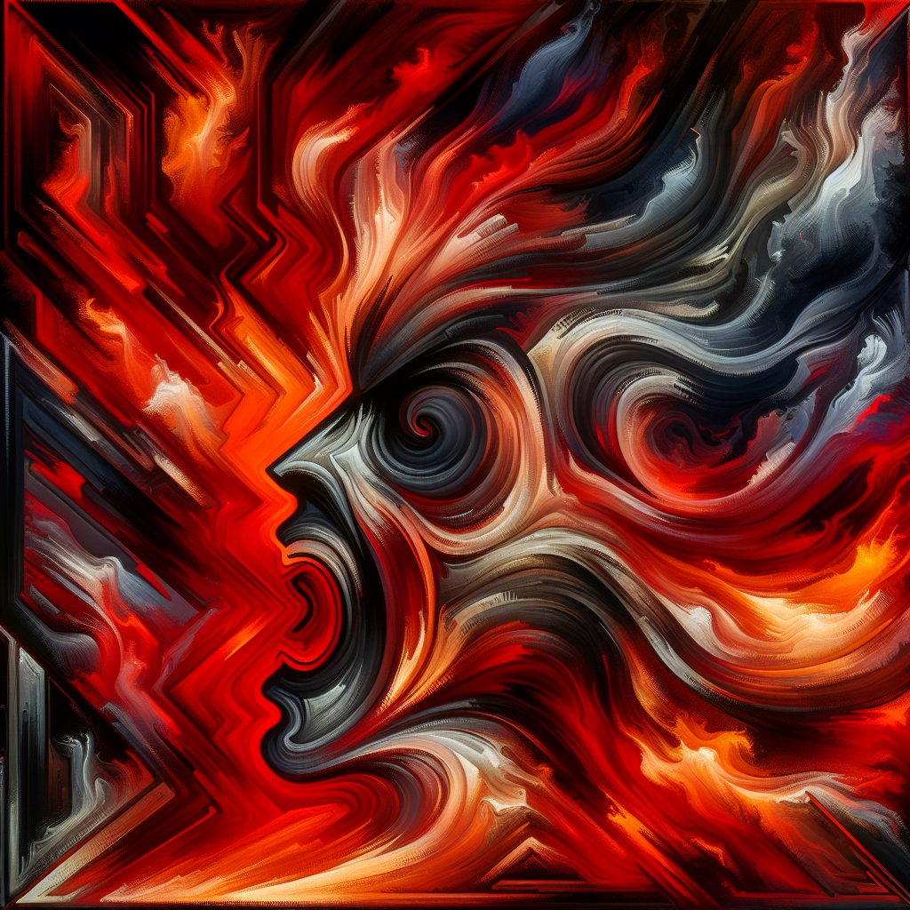 Angry Abstract Art