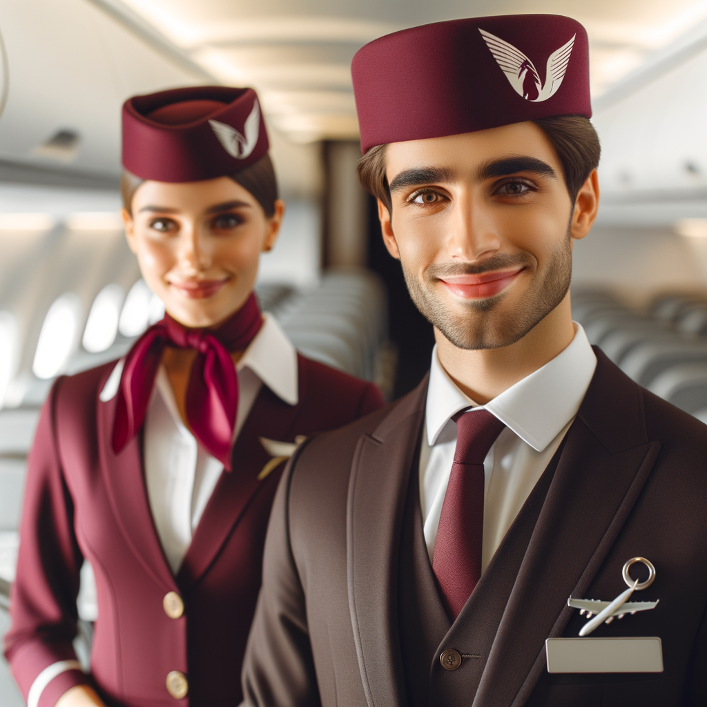 Professional Flight Attendant from Qatar Airways