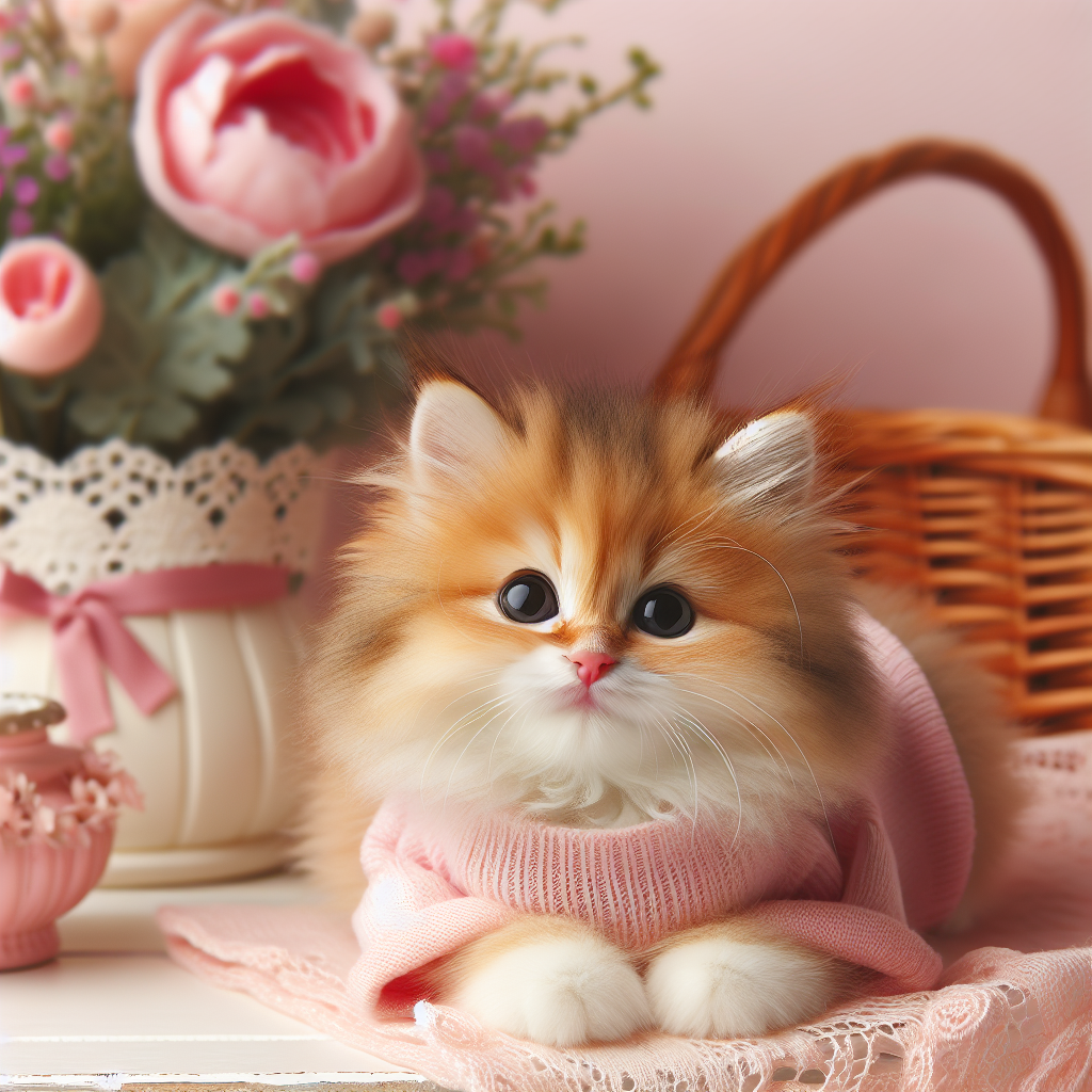 Adorable Fluffy Cat Photos