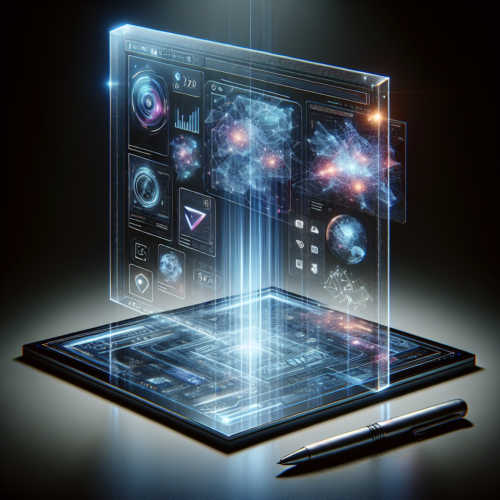 Exploring the Future with Holographic Tablet Technology