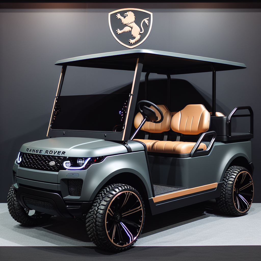 Range Rover Aesthetic Golf Cart in Solid Color