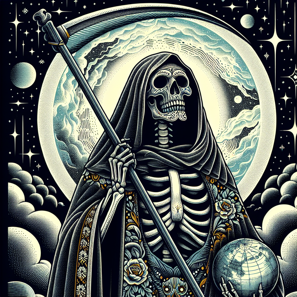 Santa Muerte Illustration