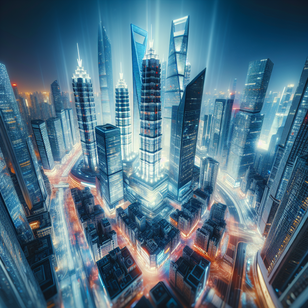 Explore the Futuristic Metropolis with Glowing Skyscrapers