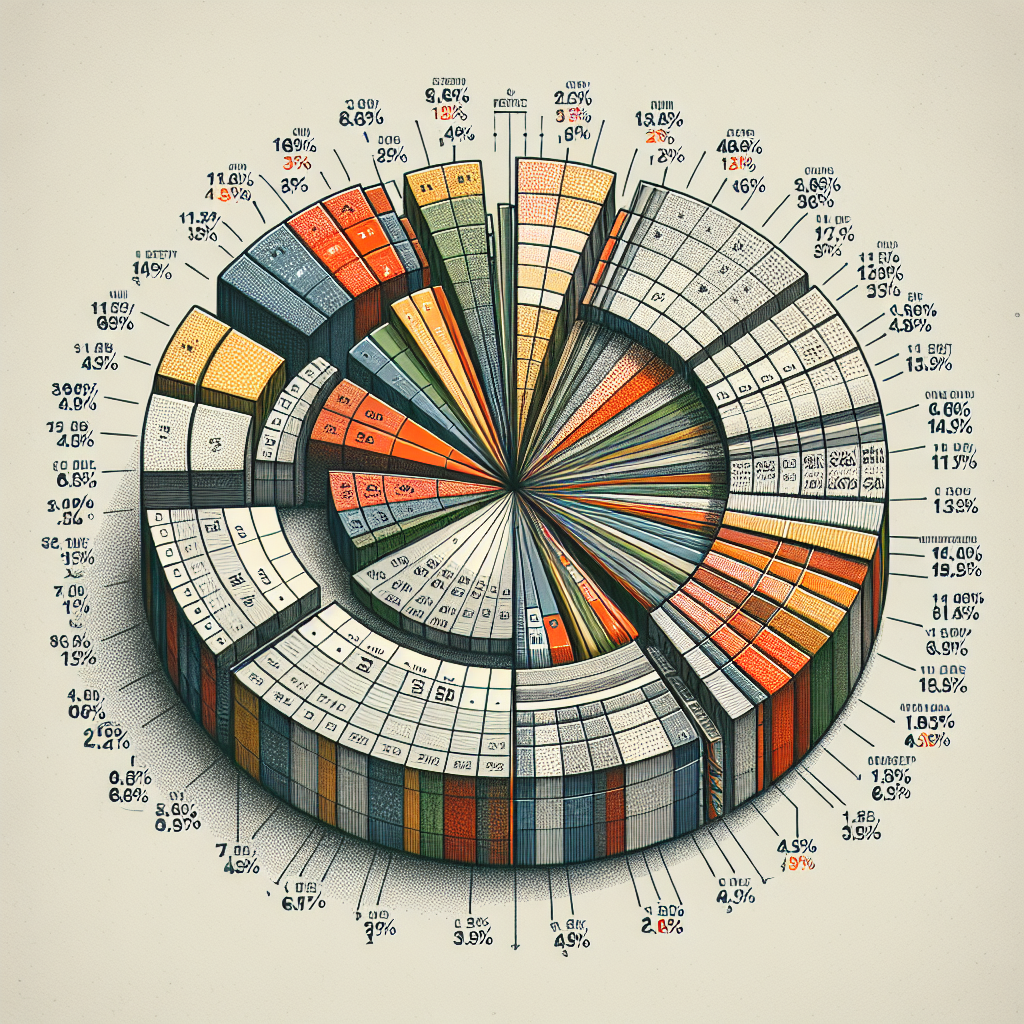 Dynamic Pie Chart with Varied Percentage Distributions